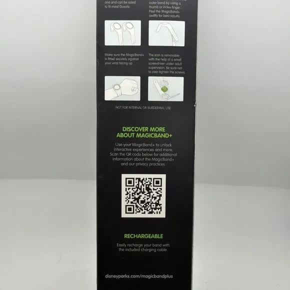 New Walt Disney World Cinderella Castle Black & Gold MagicBand+ New Magicband ! - Picture 4 of 11